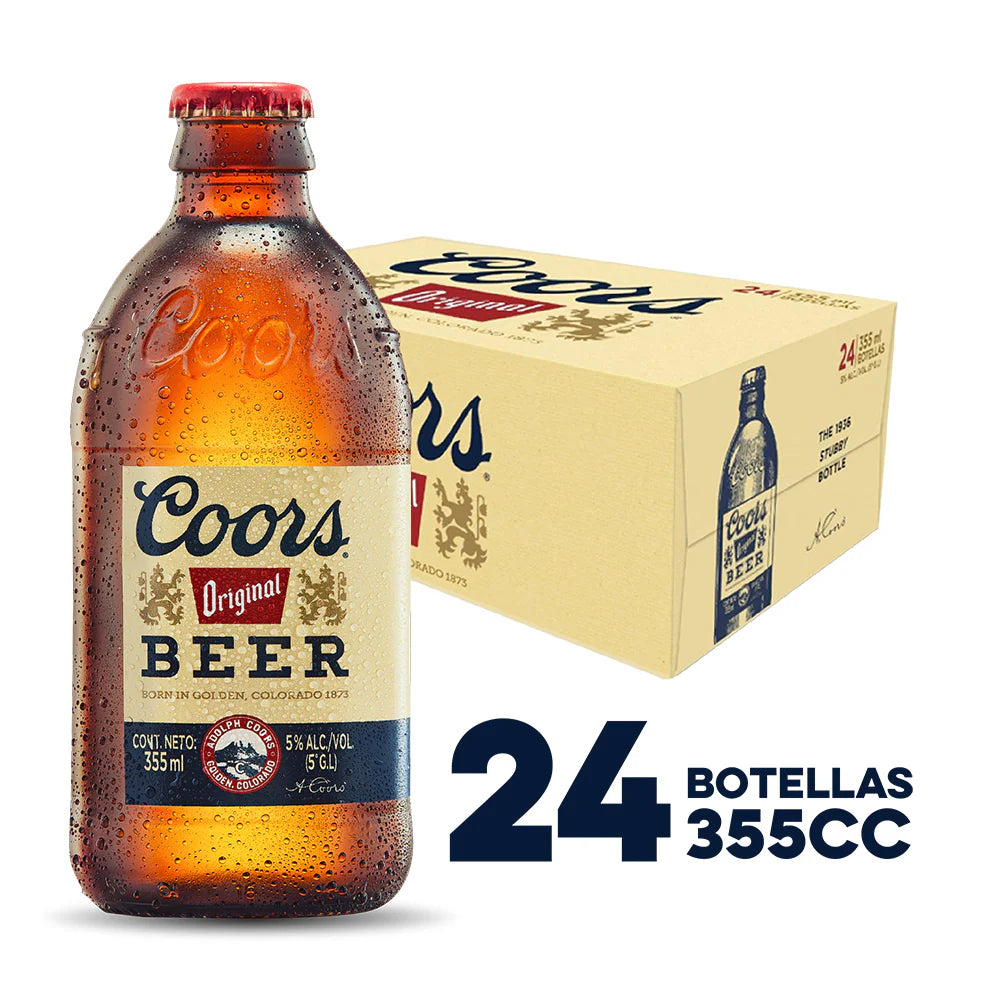 CERVEZA COORS 355CC (24 UNIDADES)