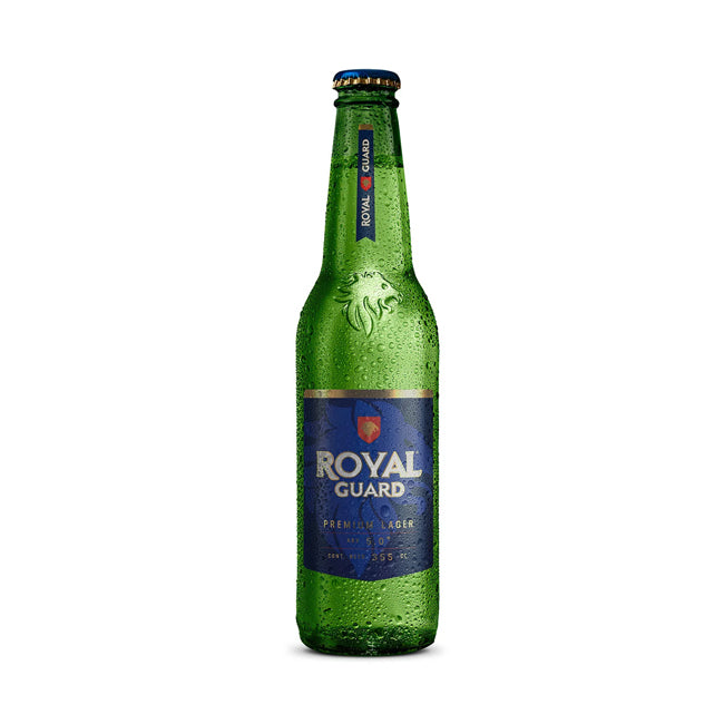 CERVEZA ROYAL GUARD 355CC (24 UNIDADES)