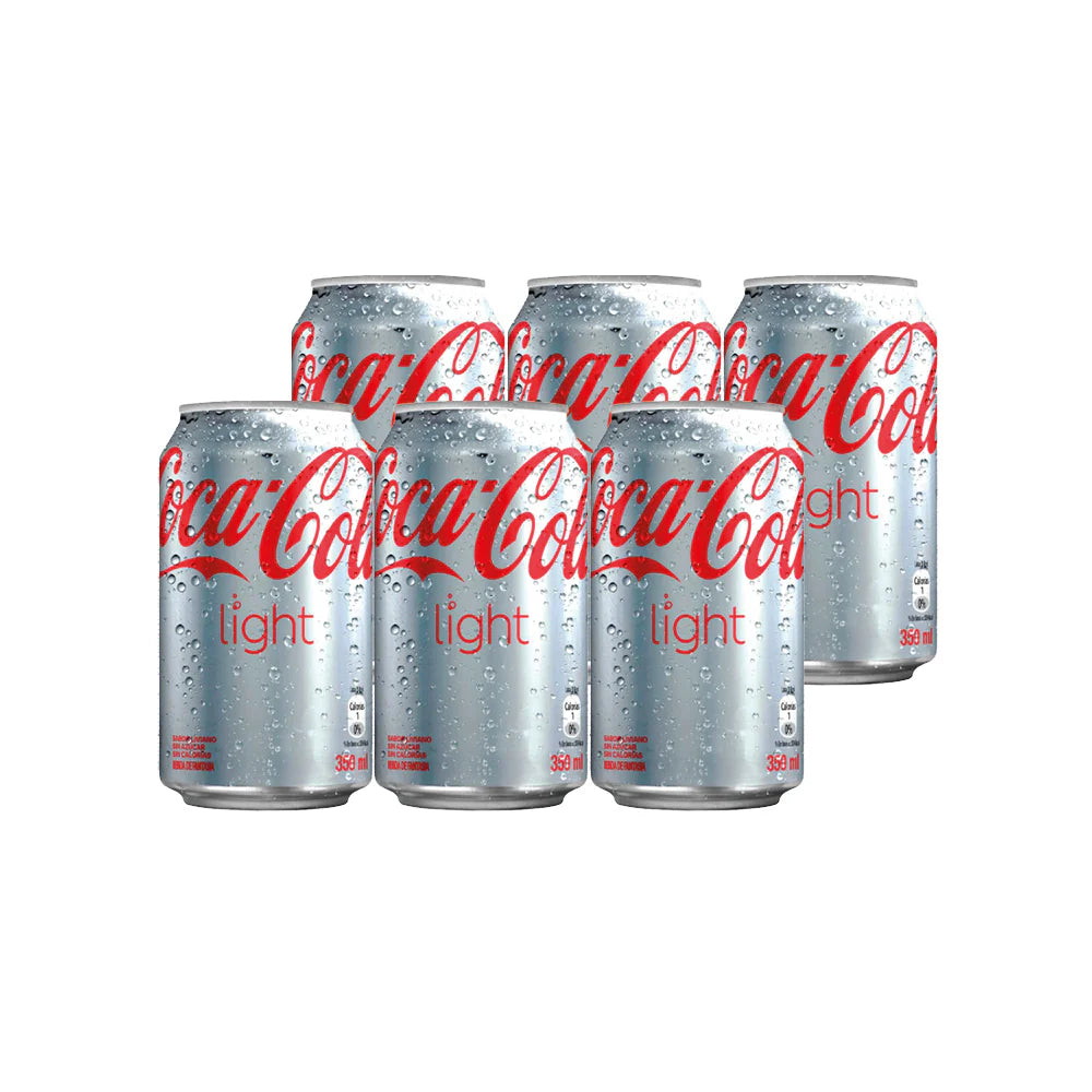 Coca-Cola Light Lata 350 ml x6