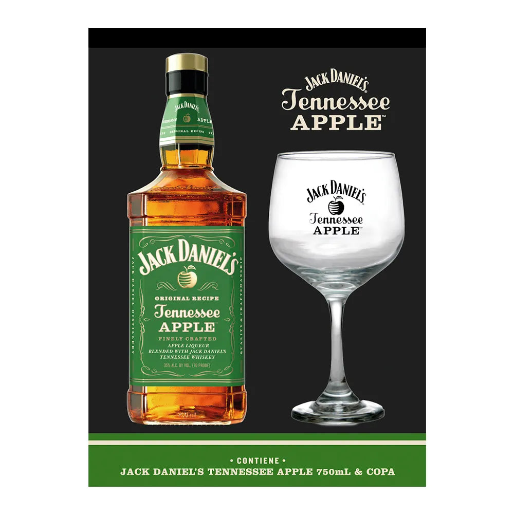 PACK JACK DANIEL'S 750 APPLE + COPA