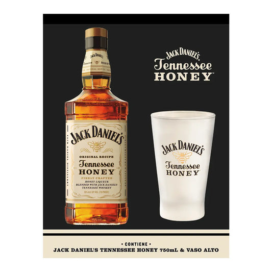 PACK WHISKEY JACK DANIEL´S HONEY 750CC + VASO