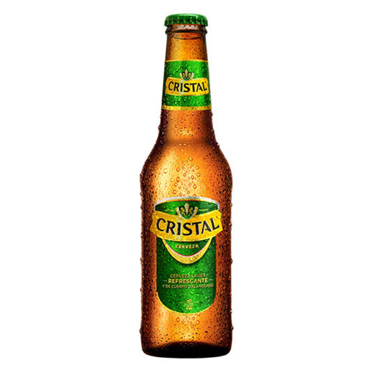 CERVEZA CRISTAL BOTELLÍN 355CC (24 UNIDADES)
