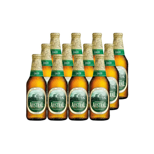 CERVEZA AUSTRAL LAGER 330CC (12 UNIDADES)