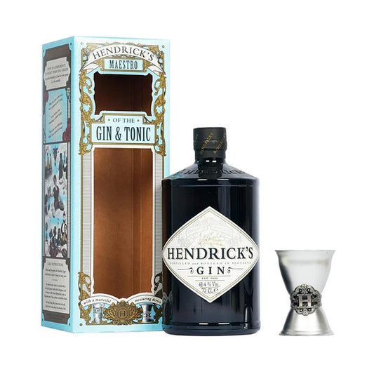 GIN HENDRICKS 700CC + JIGGER - Bar Abierto