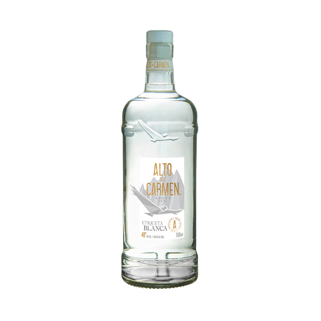 PISCO ALTO DEL CARMEN ETIQUETA BLANCA 40º 750CC