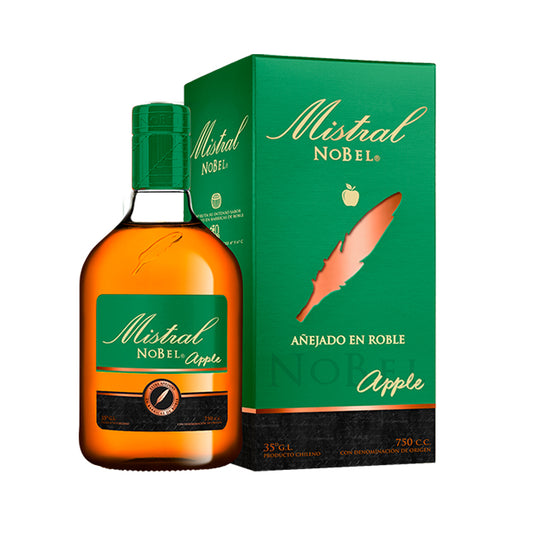 PISCO MISTRAL NOBEL MANZANA 750CC - Bar Abierto